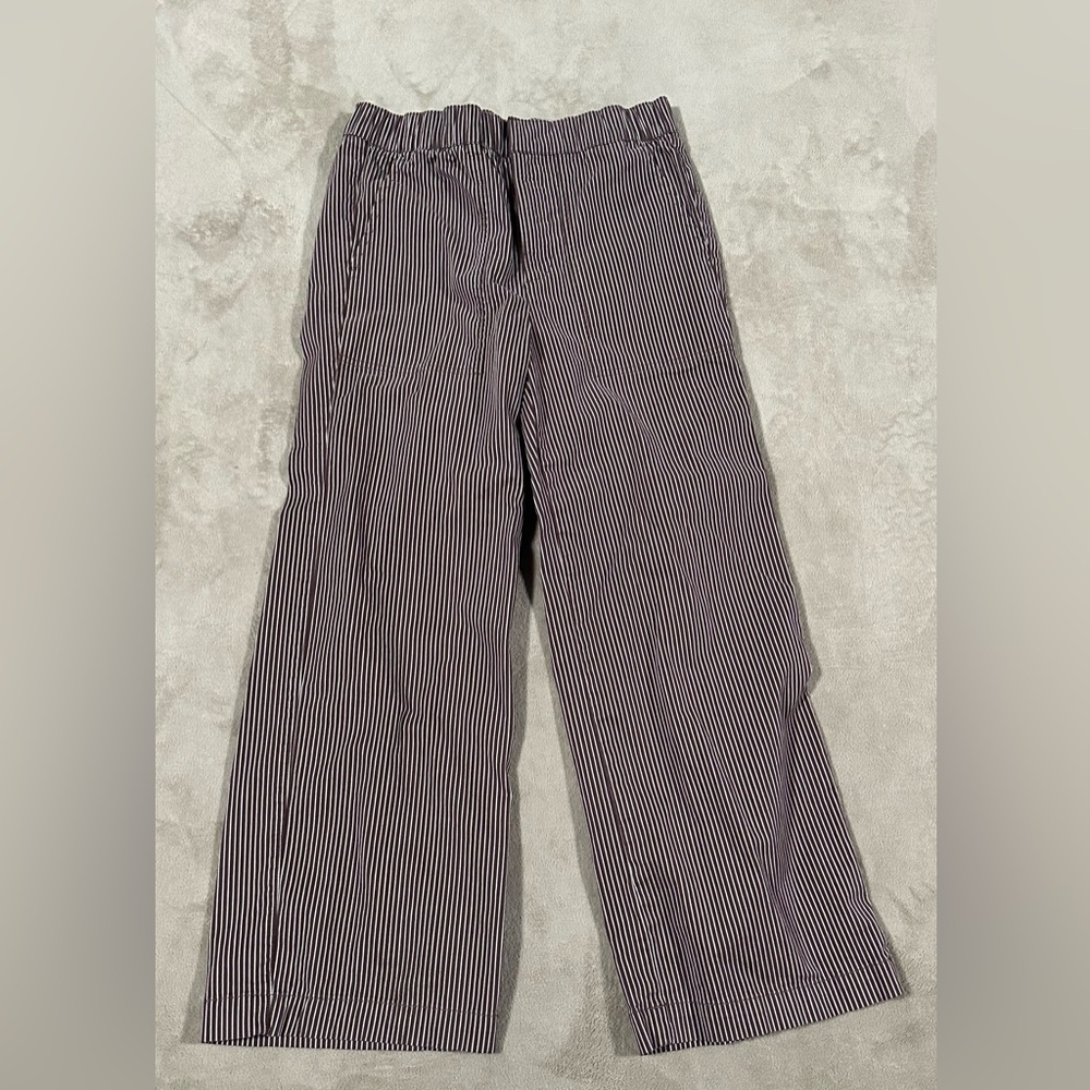 GAP Women’s Brown and White Striped Pants